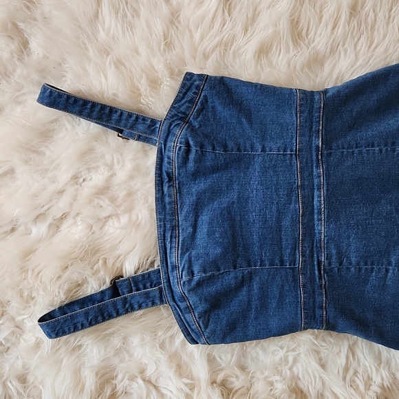 Kookai Australia Casella midi lentgth denim dress EUC size 6 - Picture 8 of 15